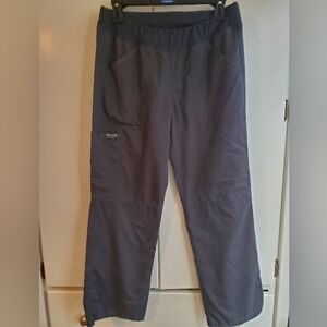 Cherokee Womens Pewter Scrubs Size Small/petite